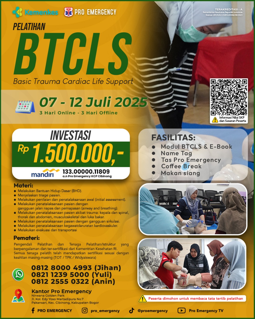BTCLS 7-12 JULI 2025
