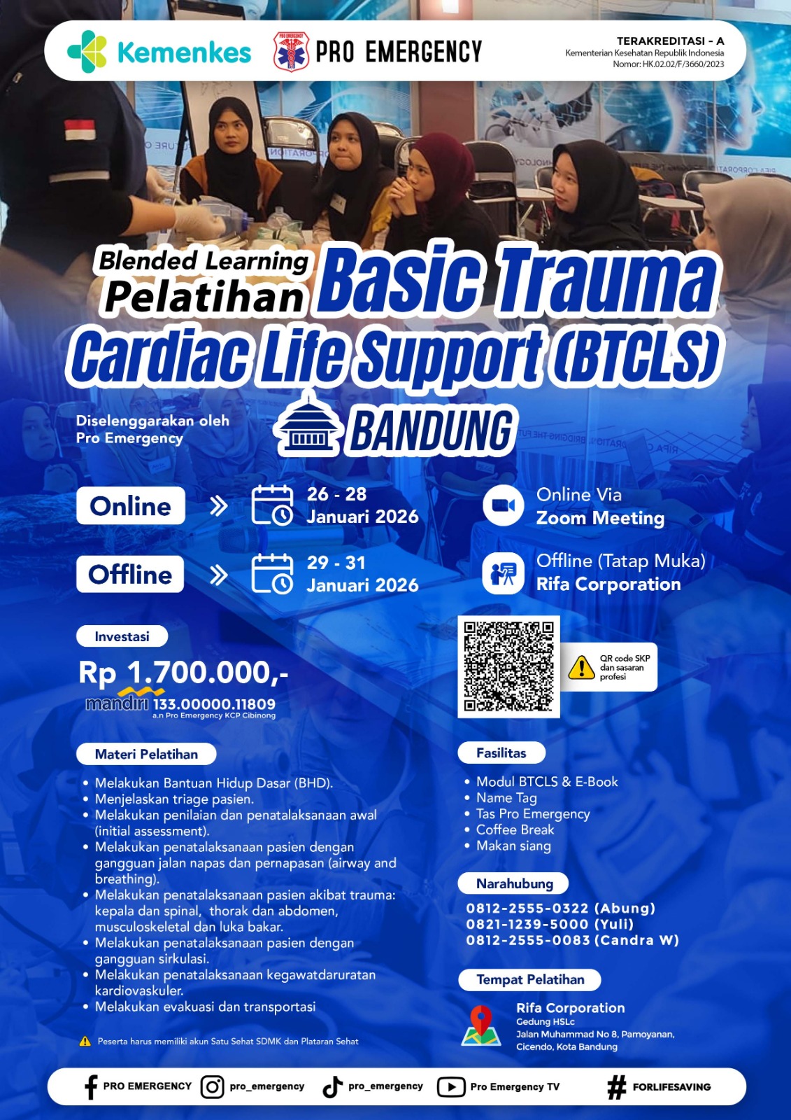 BTCLS BANDUNG 26 - 31 Januari 2026