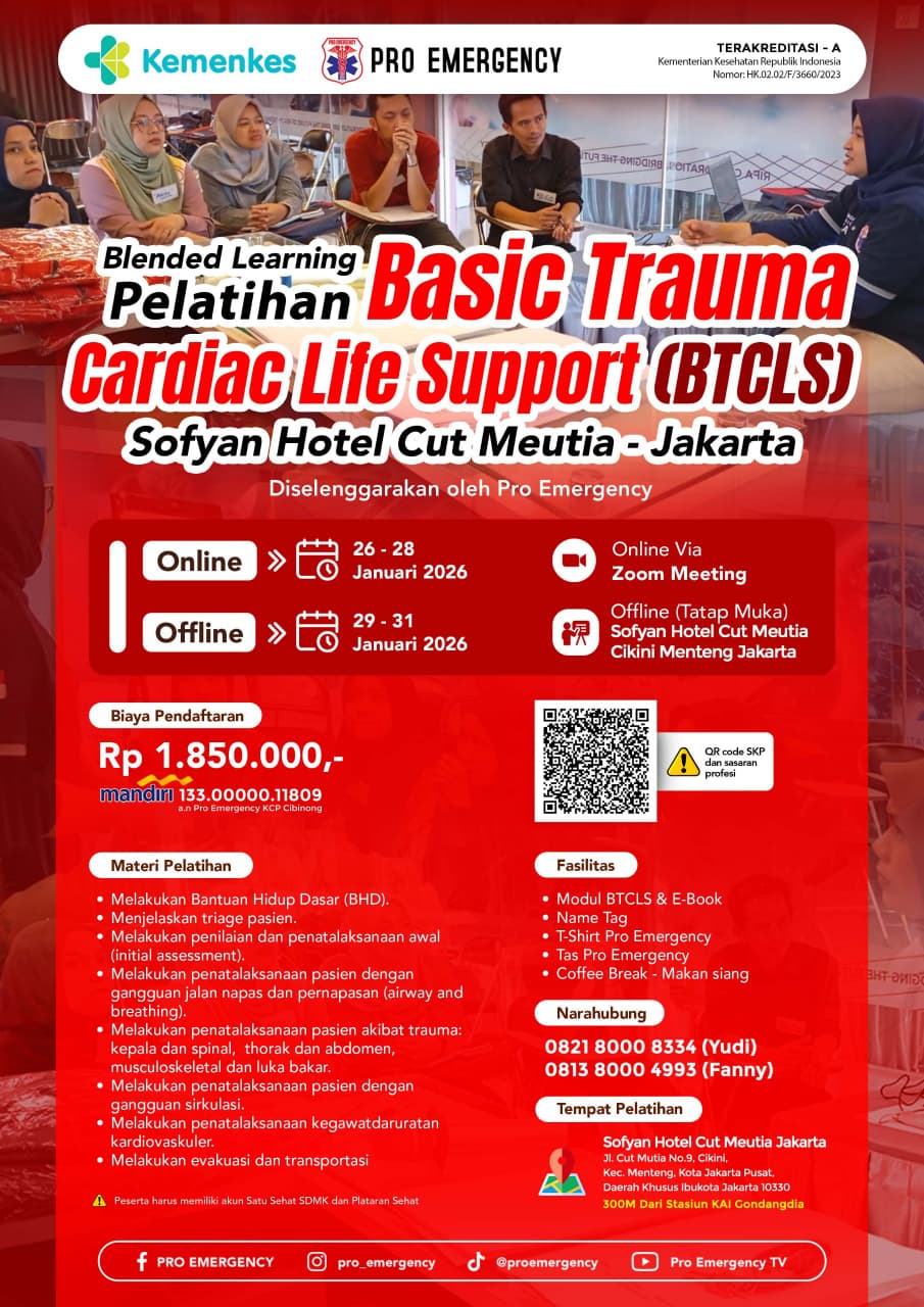 Pelatihan Basic Trauma Cardiac Life Support