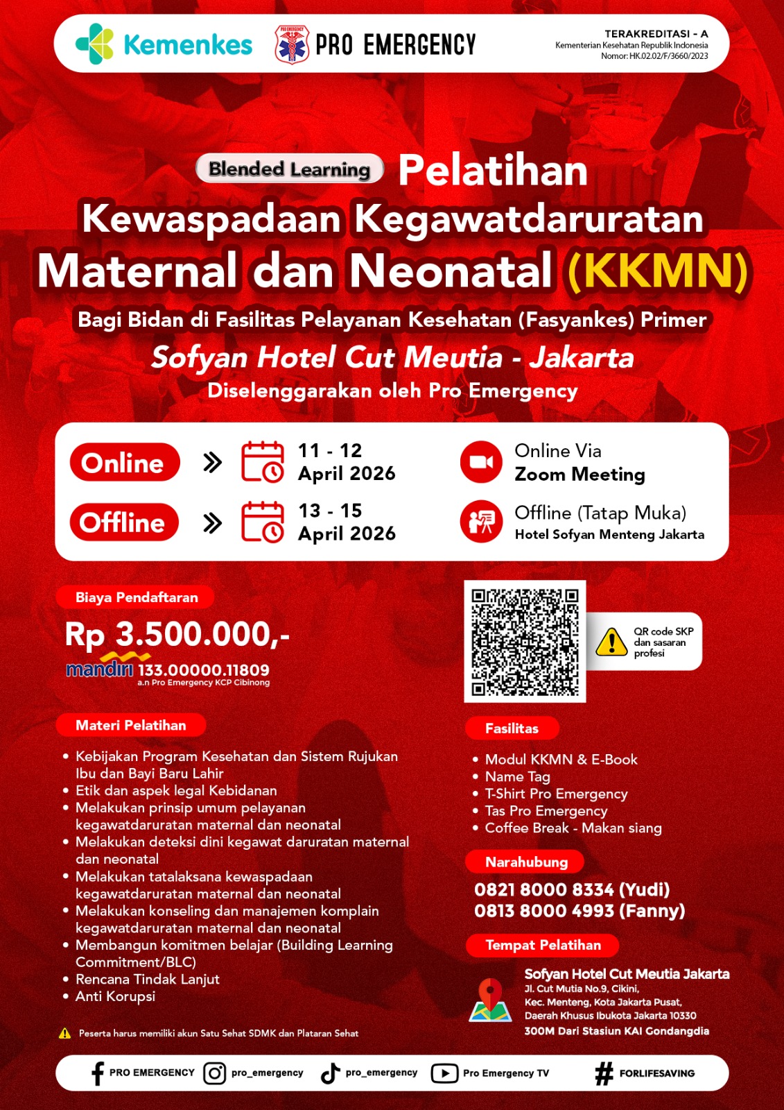 Pelatihan Kewaspadaan Kegawatdaruratan Maternal dan Neonatal (KKMN)