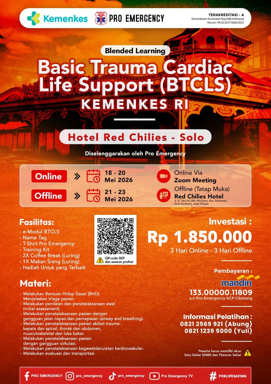 BTCLS SOLO 18-23 Mei 2026